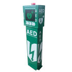 Zewnętrzne ogrzewane szafki defibrylatora AED, wolnostojące szafki do przechowywania defibrylatorów