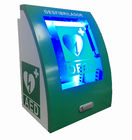 Zatwierdzona przez CE skrzynka na defibrylator ścienny AED Curvy z podświetleniem LED