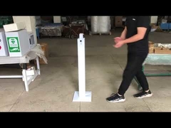 Stojak na płyn do dezynfekcji podłogowy ze stacją dezynfekcji z pompką nożną