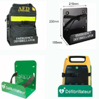 Automatyczny uchwyt ścienny AED do defibrylatora z regulowanym paskiem mocującym