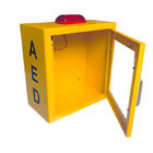 Alarmowane defibrylatory AED w kolorze żółtym ze światłem stroboskopowym