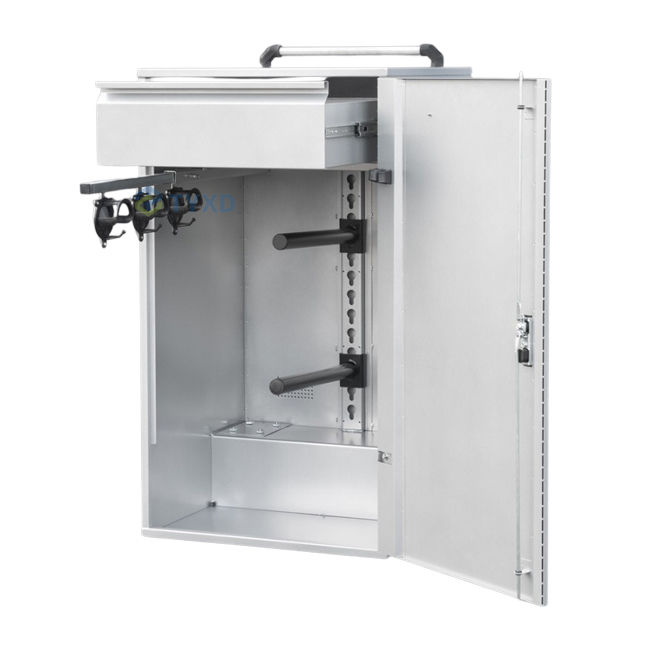 Metalowy skrzynia do siodła koni, skrzynia z podkładkami, mini skrzynia do siodła koni, schowka do siodła